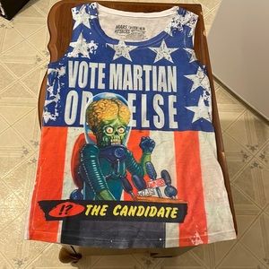 Kreepsville 666 Mars Attacks tank top